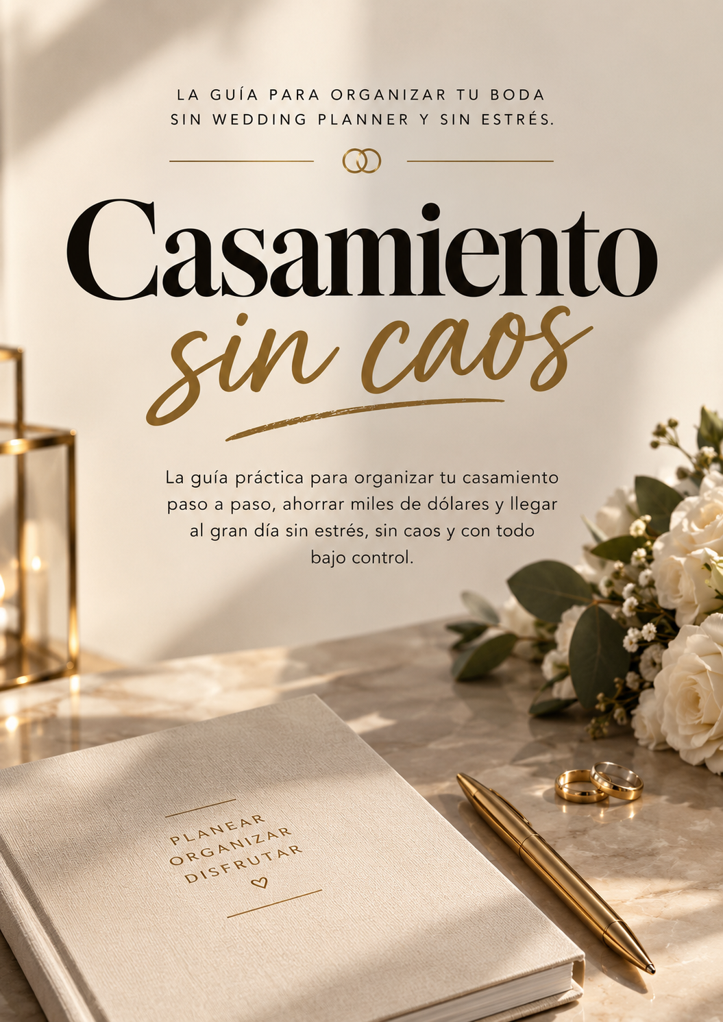 CASAMIENTO SIN CAOS guia para organizar tu boda sin wedding planner y sin estres